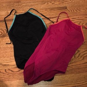 TWO ONE PIECE SWIMSUITS